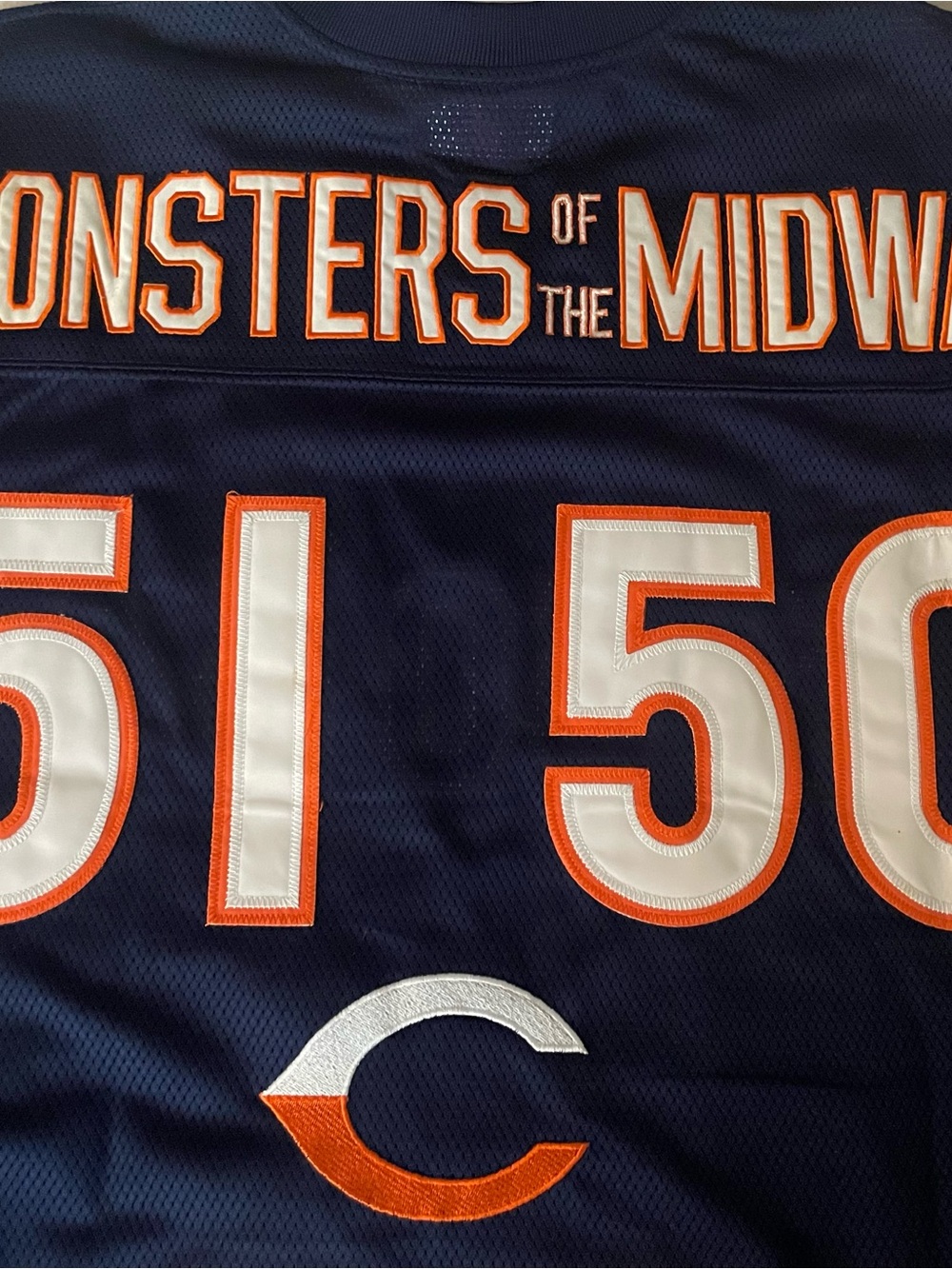 Mitchell & Ness Adult Navy Chicago Bears 'Monsters of the Midway' Jersey - Picture 4 of 5